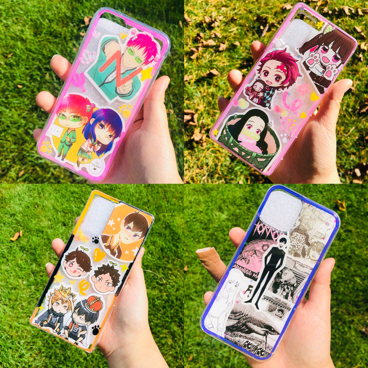 Anime/Games Sticker Resin Cases