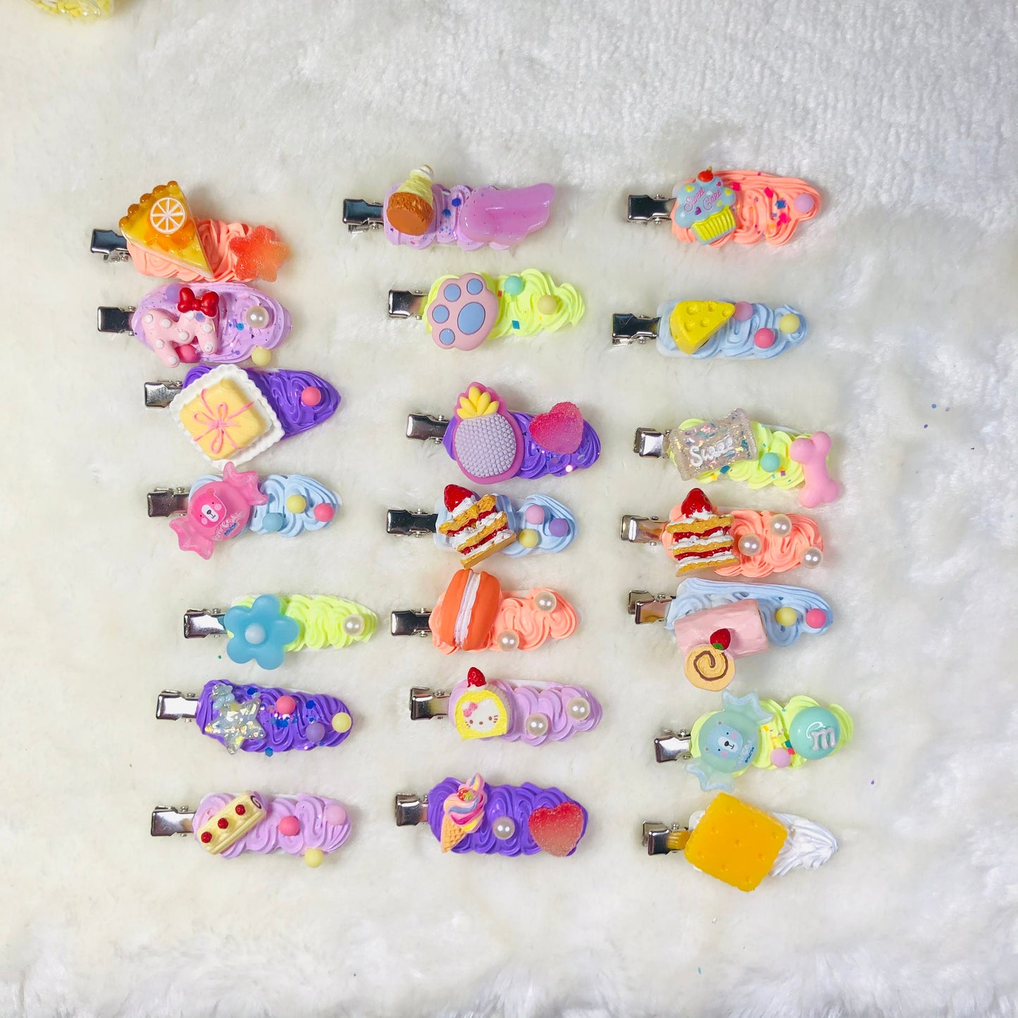 3 Piece Decoden Dent-Free Hair Clips Lucky Pack