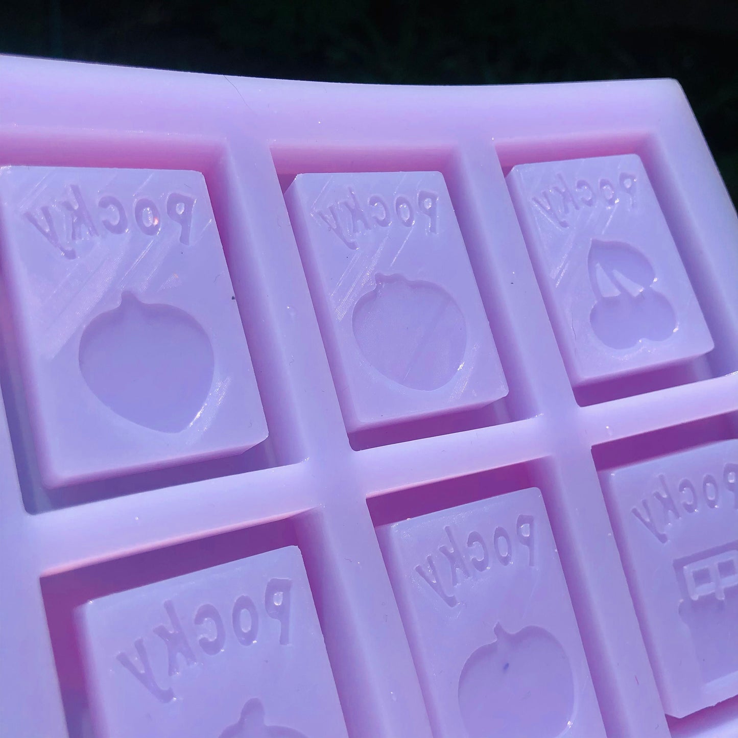 6 Pack Pocky Silicone Resin Shaker Mold