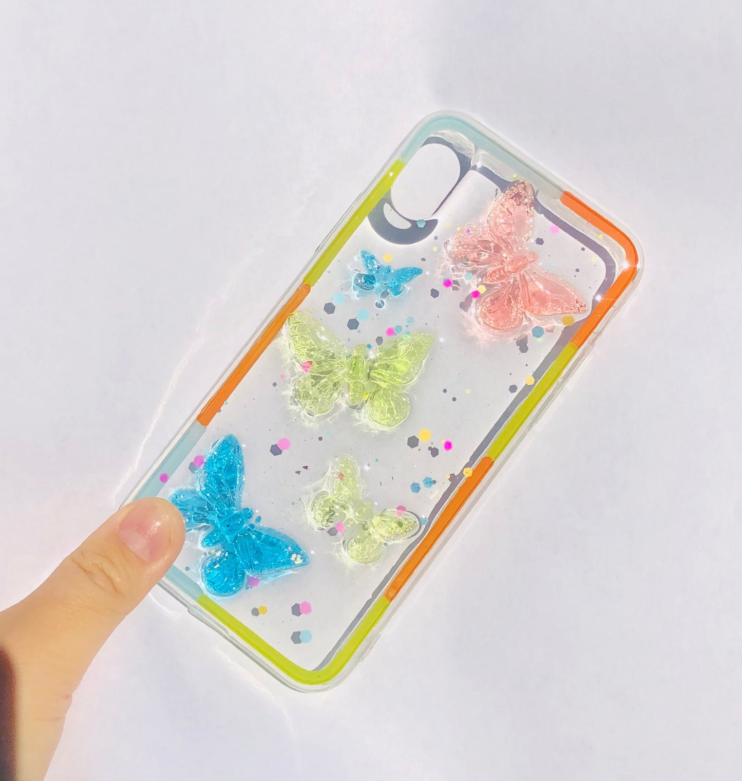 Butterfly Soda Resin Phone Case