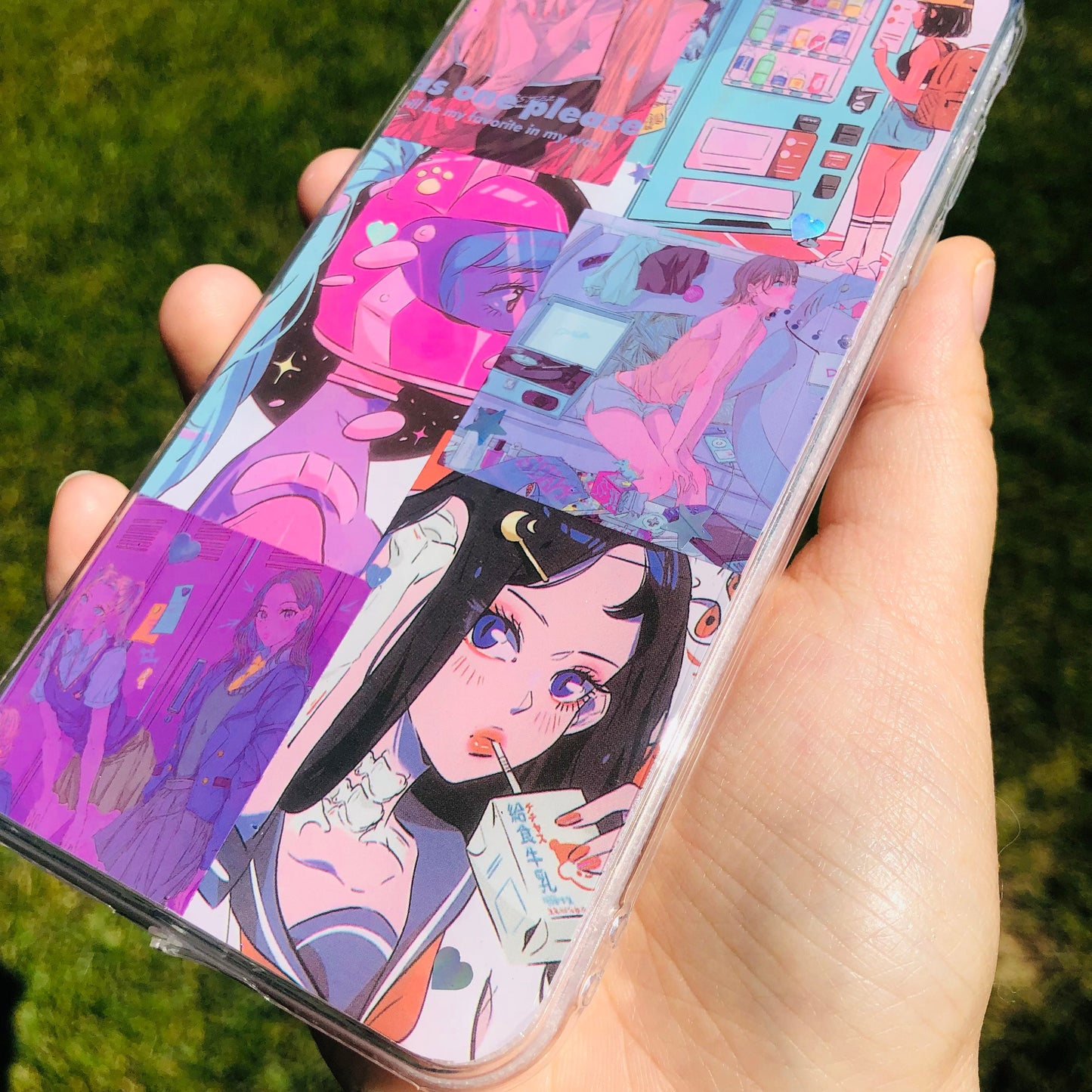 Retro Cool Girl Resin Phone Case