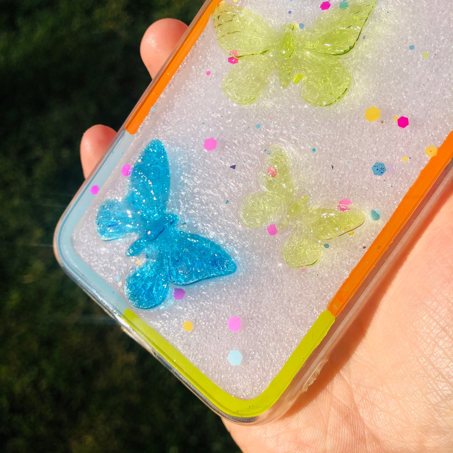 Butterfly Soda Resin Phone Case