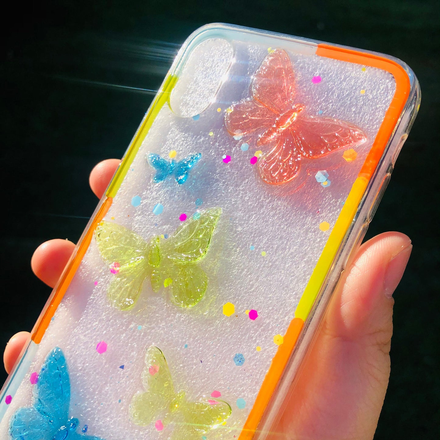 Butterfly Soda Resin Phone Case