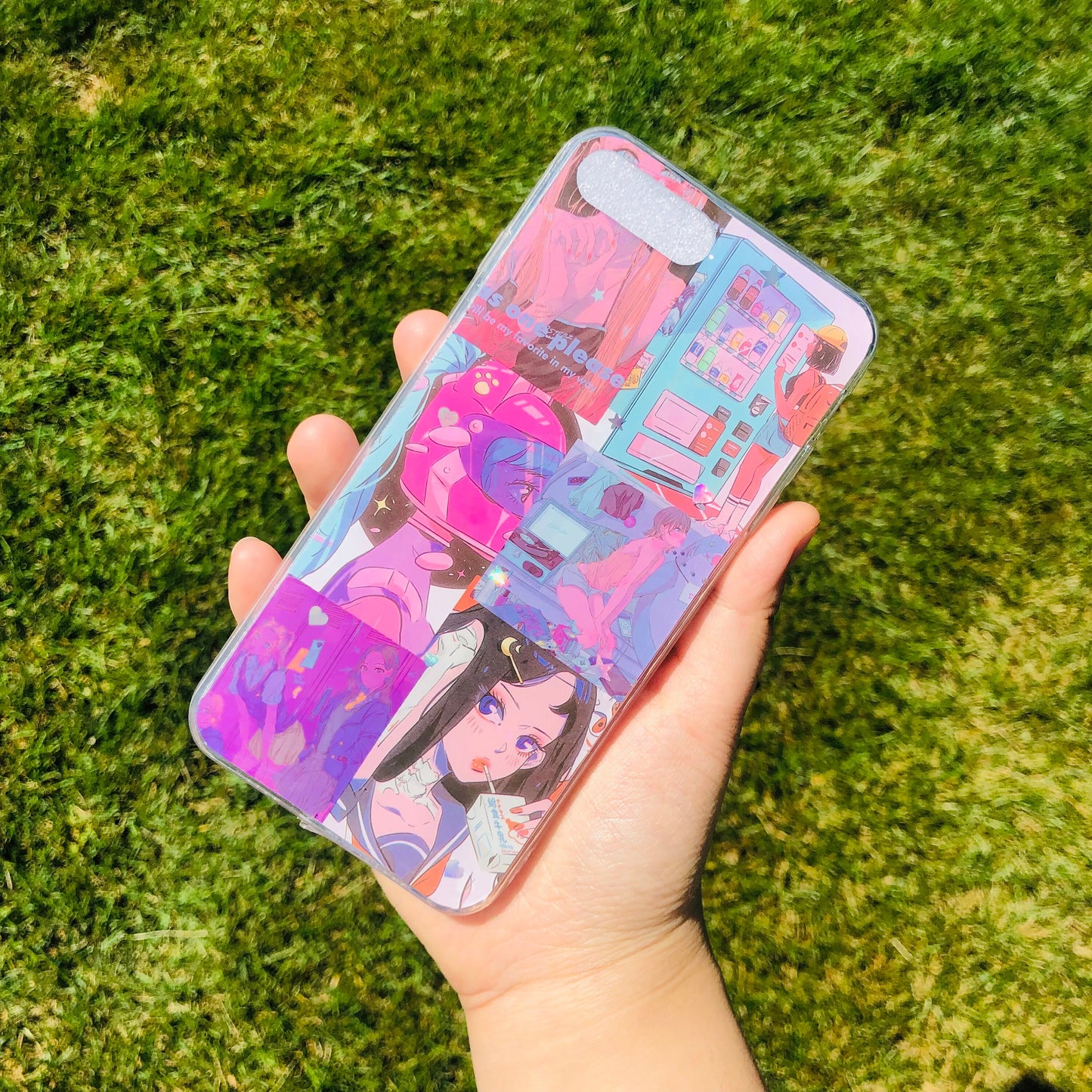 Retro Cool Girl Resin Phone Case