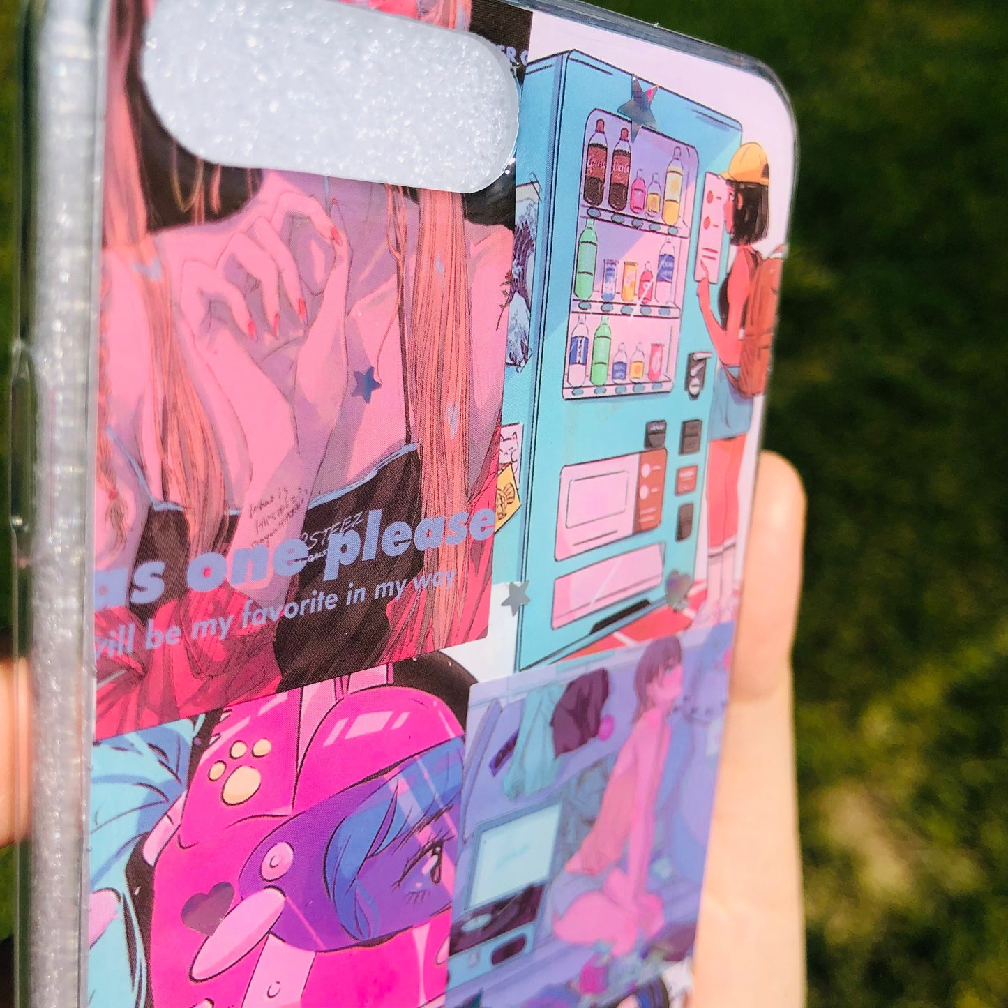 Retro Cool Girl Resin Phone Case