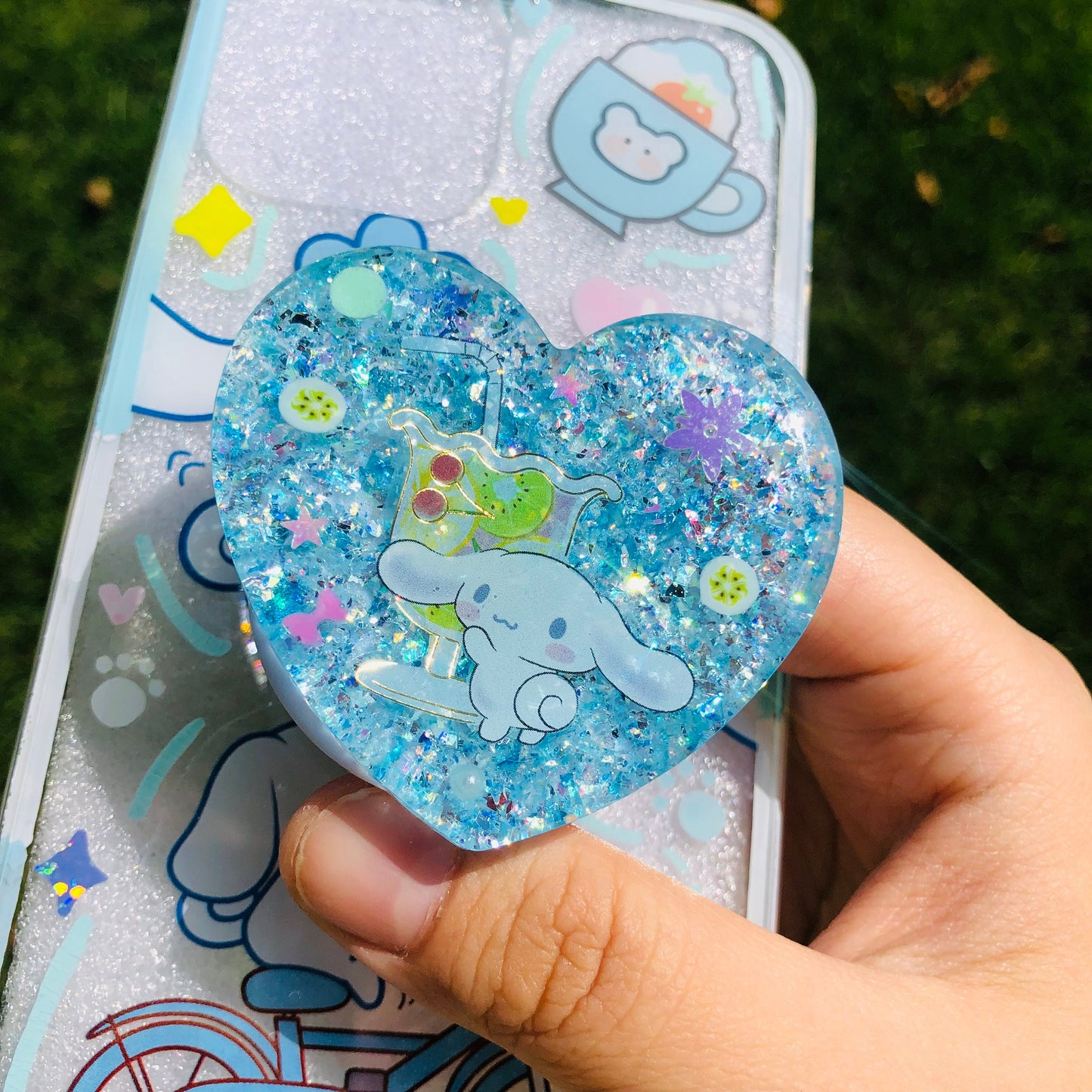 Sanrio Glitter Phone Grip