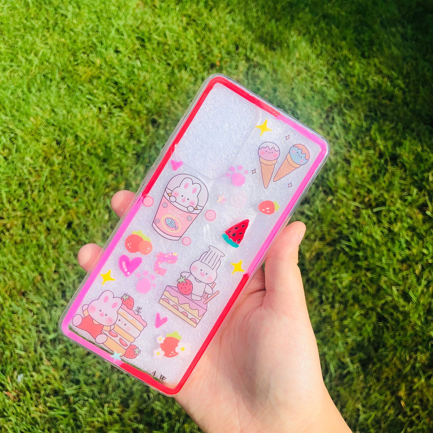 Strawberry Bunny Resin Case