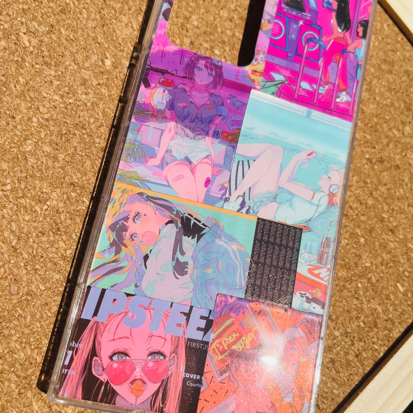 Retro Cool Girl Resin Phone Case