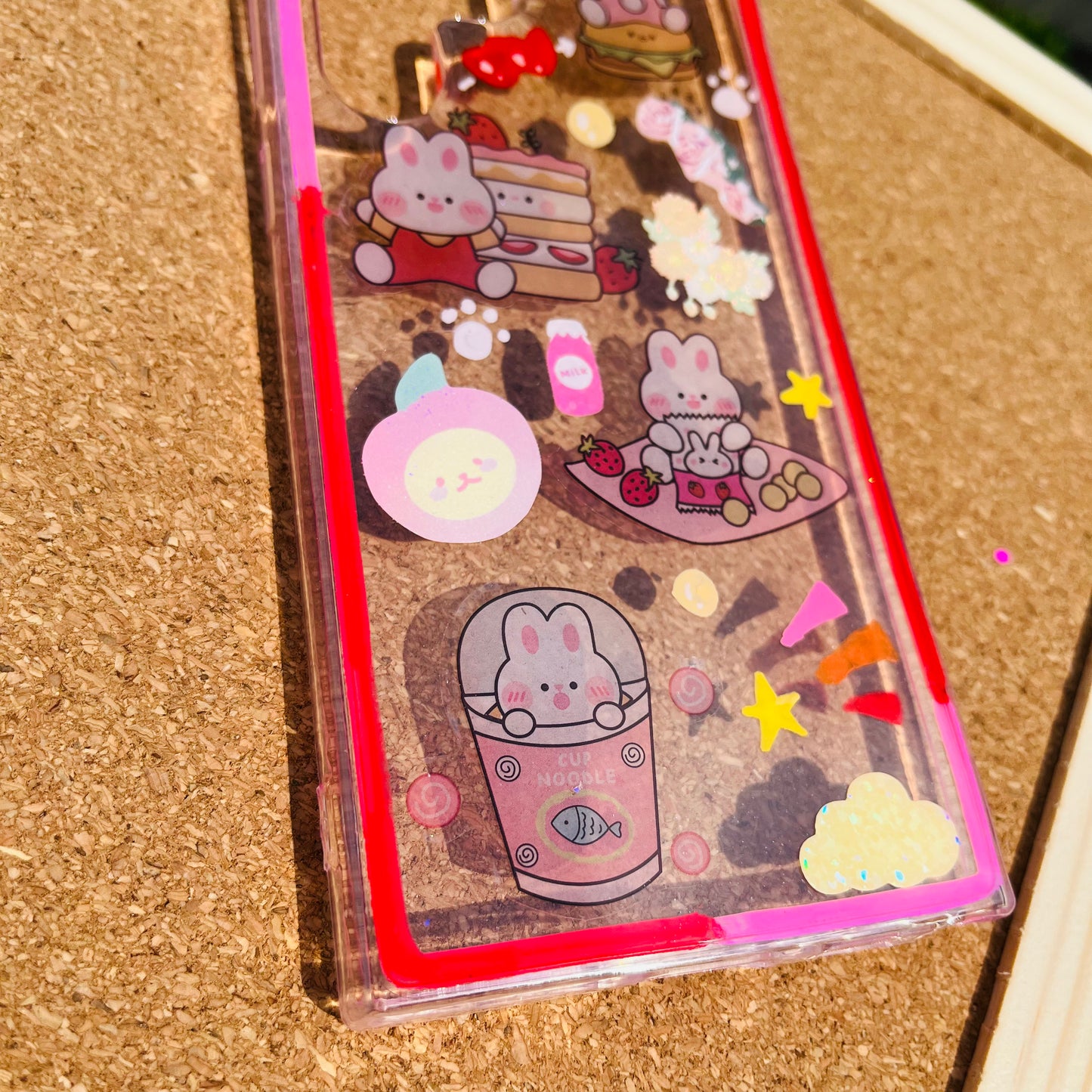 Strawberry Bunny Resin Case