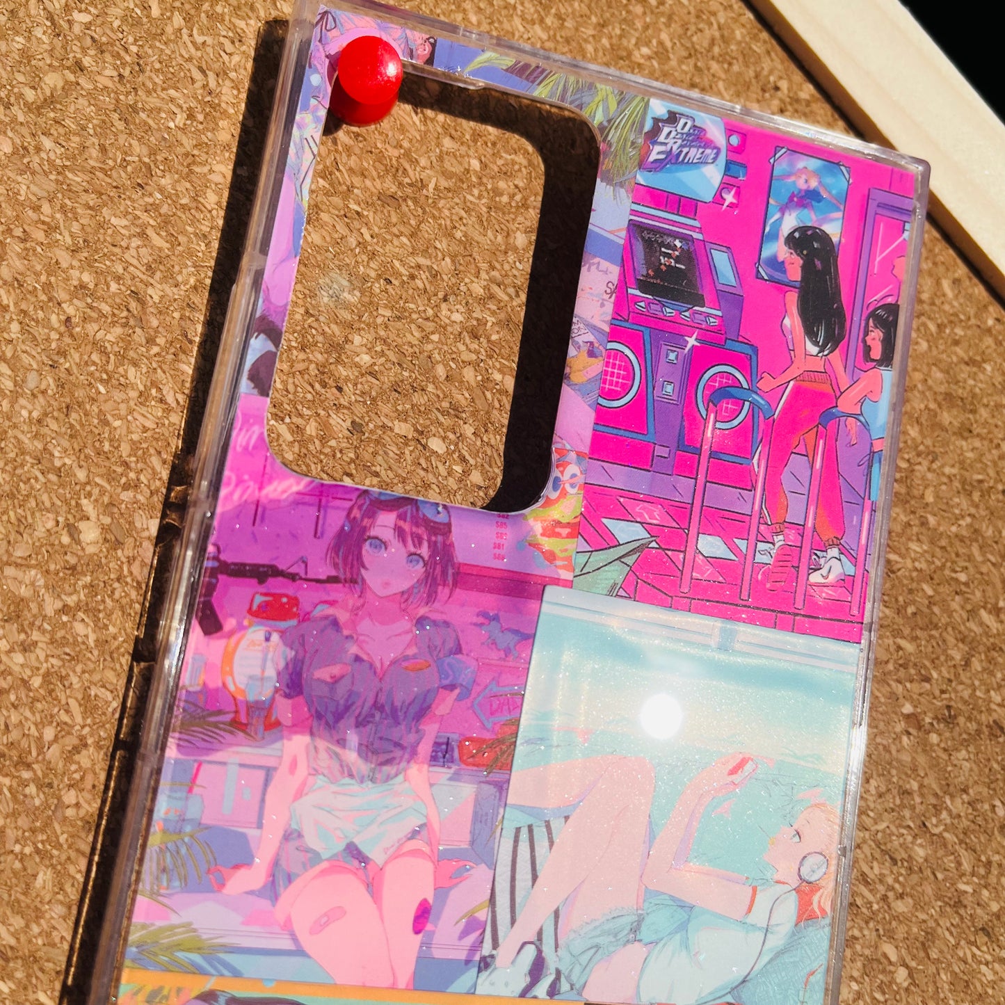 Retro Cool Girl Resin Phone Case