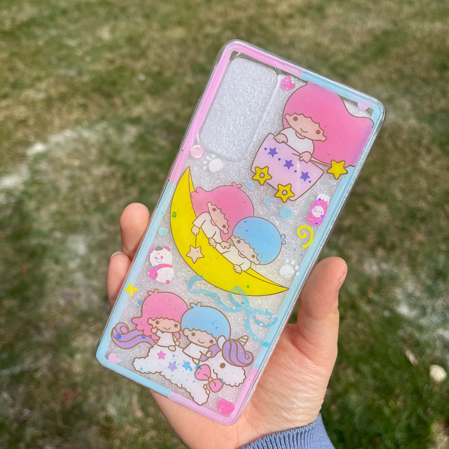 Twin Star Resin Phone Case